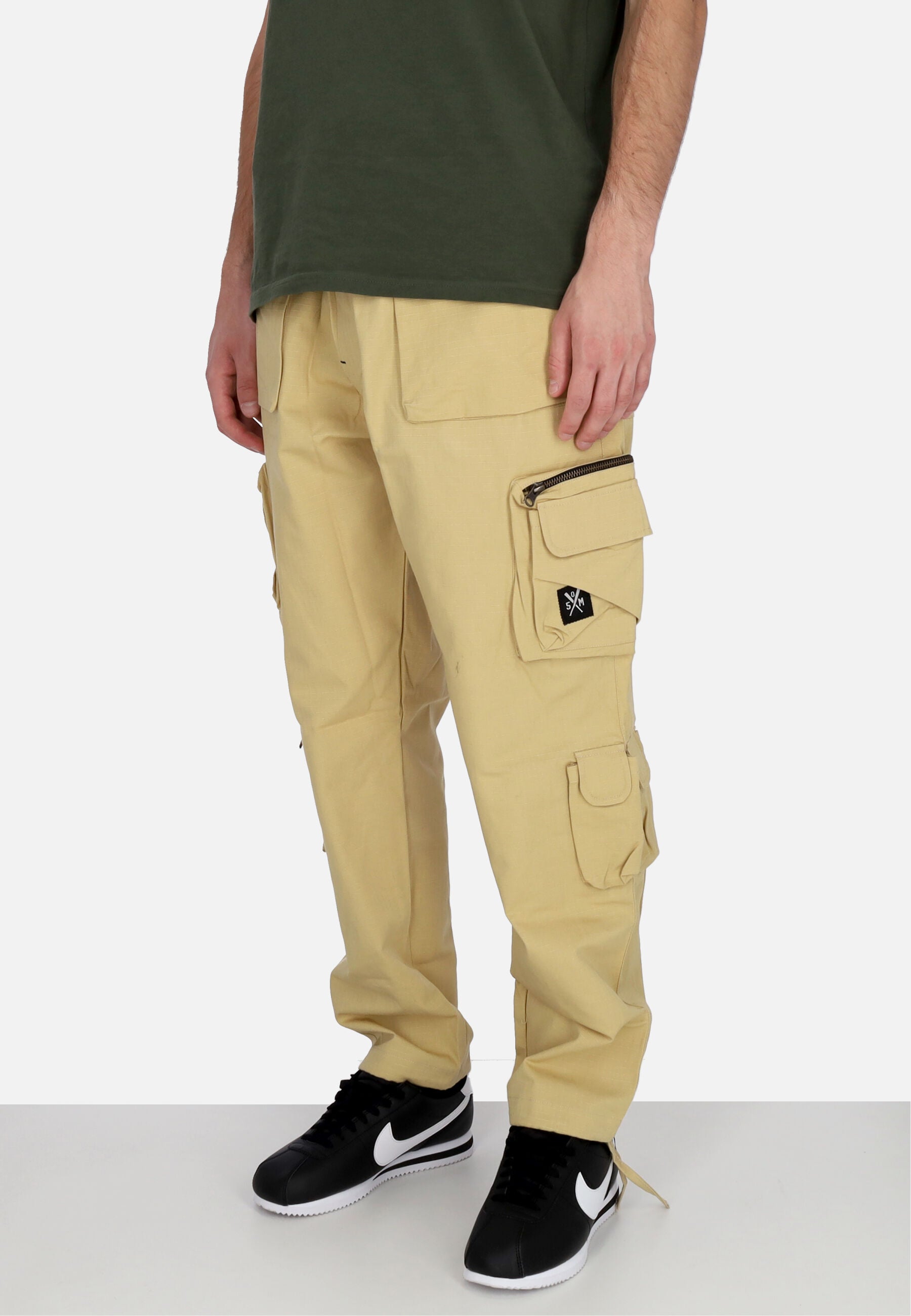 Pantalone Lungo Uomo Cargo Pants Sand PTSOM4104