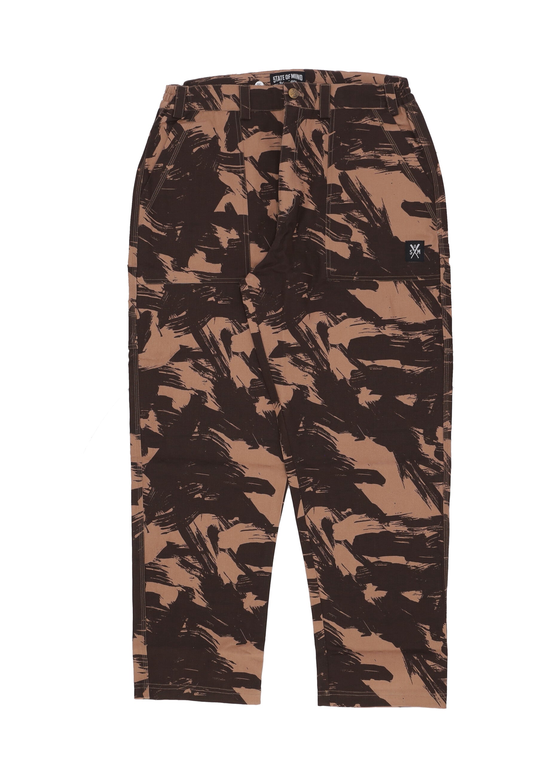 Pantalone Lungo Uomo Worker Pants Brown/camo PTSOM4105