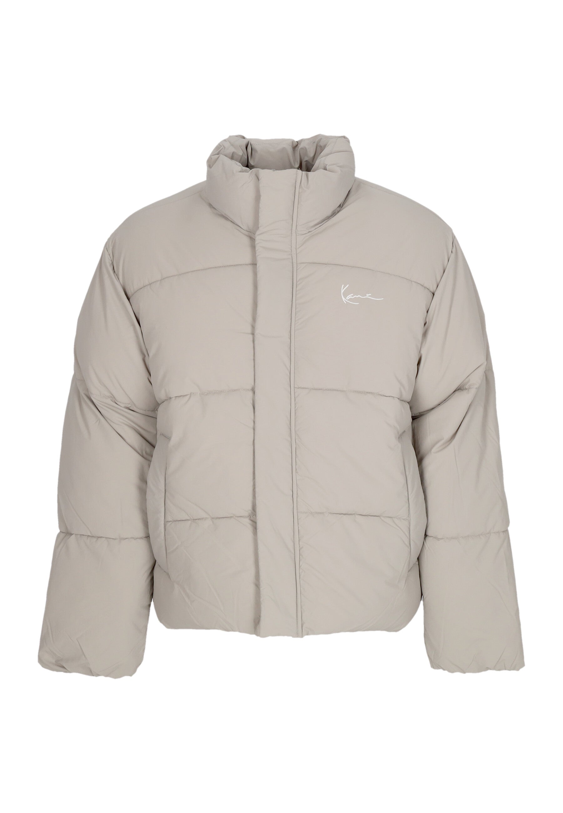 Piumino Uomo Small Signature Puffer Jacket Light Grey 60760016