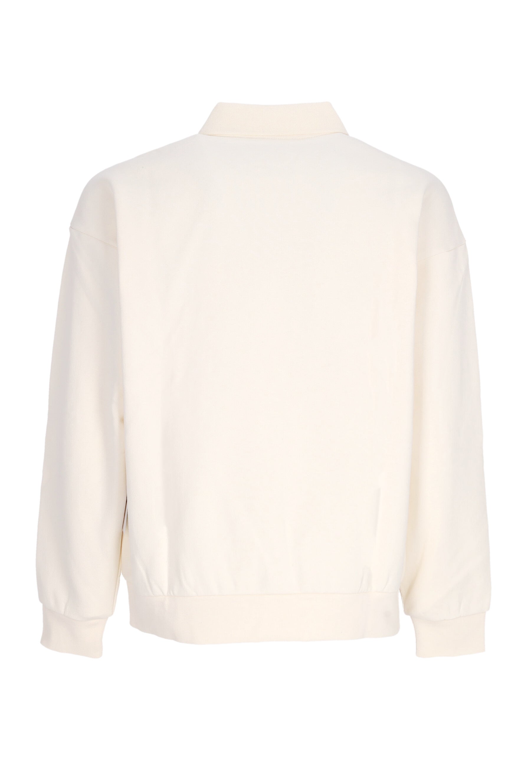 Polo Manica Lunga Uomo Lowercase Fleece Polo Unbleached 111620096