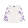 Pantalone Tuta Leggero Uomo Lateral Lightning Print Shorts White/purple PH00569