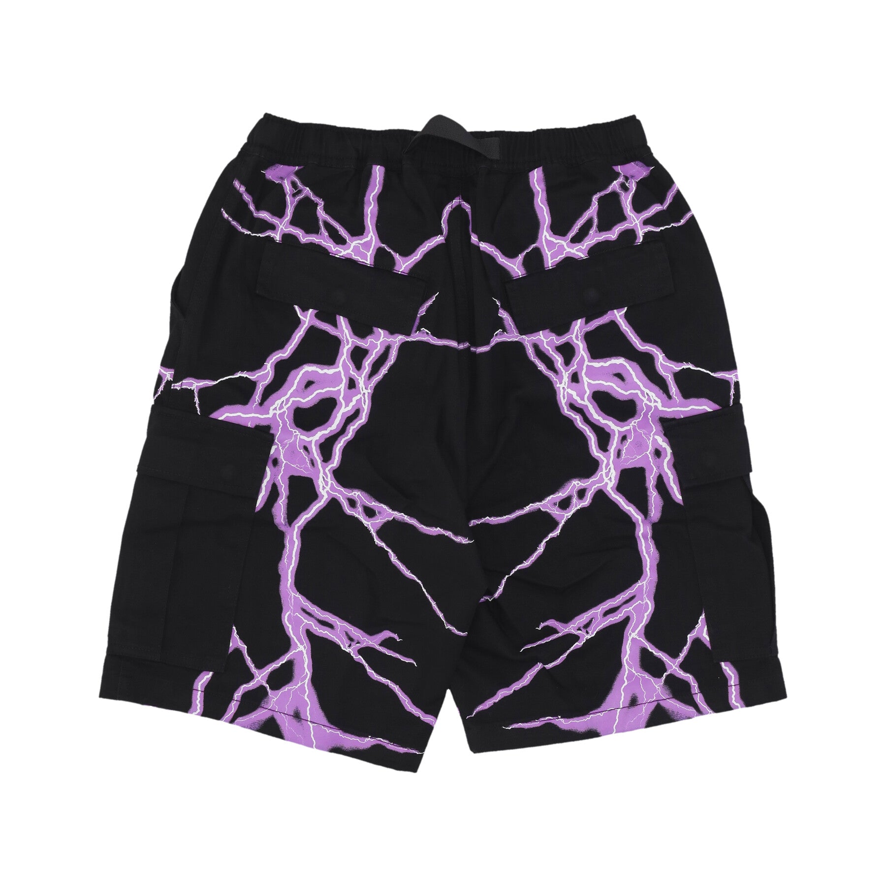 Pantalone Corto Uomo Lateral Lightning Cargo Shorts Black/purple PH00581