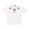 Maglietta Uomo Triple Skull Print Tee White/red PH00661