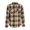 Camicia Manica Lunga Uomo Apex L/s Shirt Brown Check SCA-SHT-0683