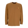 Maglietta Manica Lunga Uomo American Script L/s Tee Hamilton Brown I029955