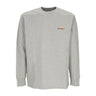 Maglietta Manica Lunga Uomo American Script L/s Tee Grey Heather I029955