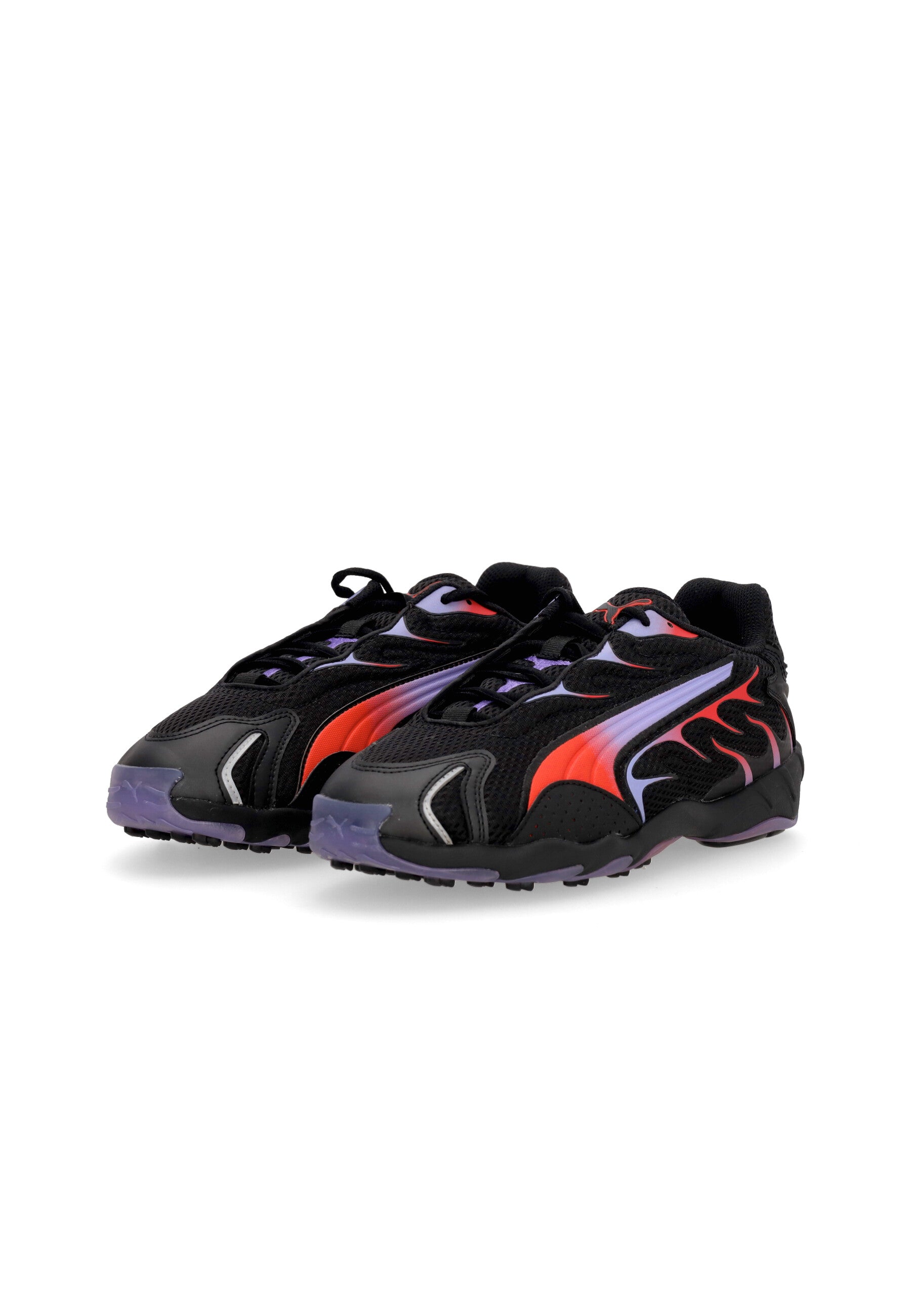 Scarpa Bassa Uomo Inhale Black/red 401560-02