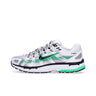 Scarpa Bassa Uomo P-6000 White/black/metallic Silver/spring Green CD6404-104