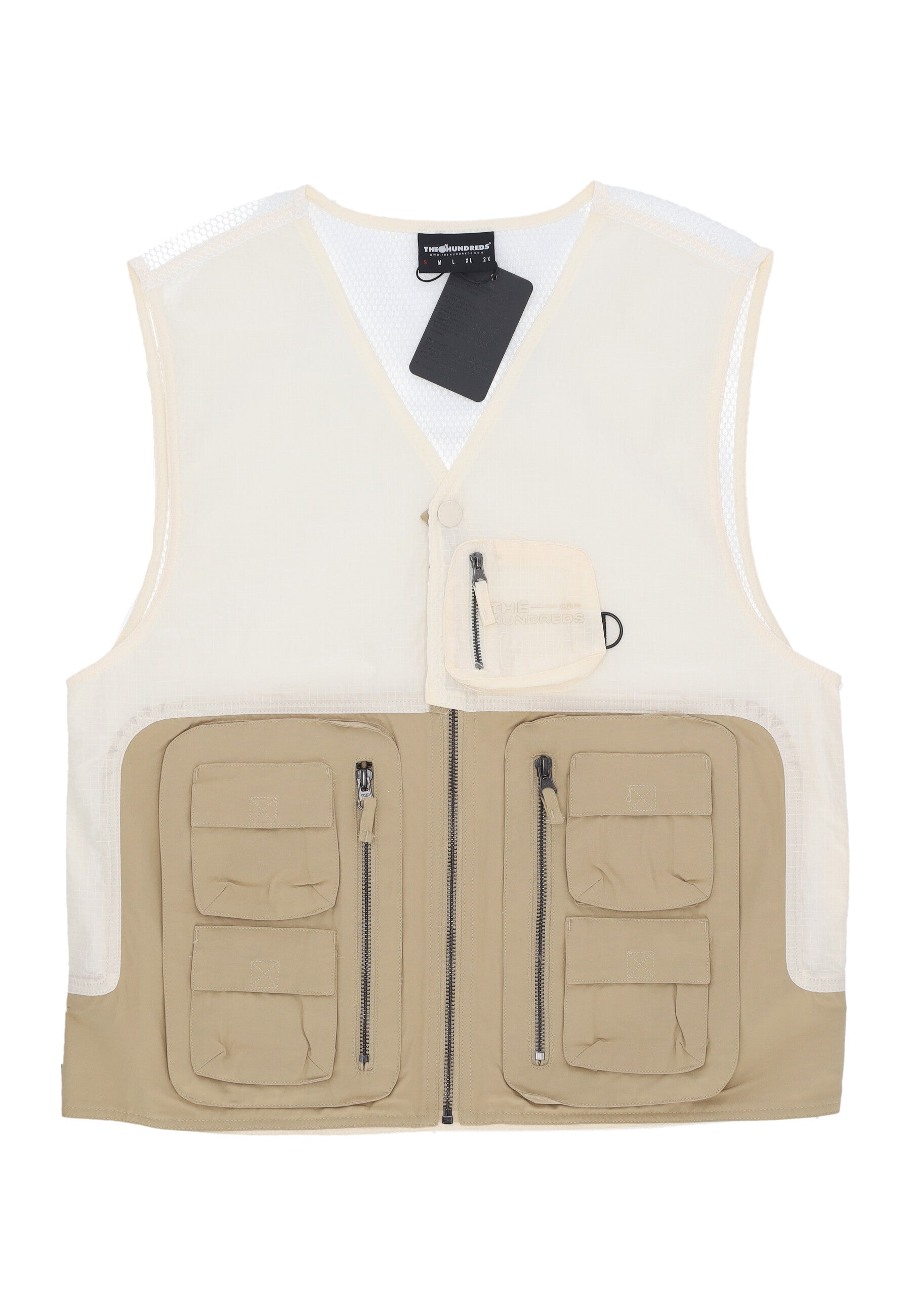 Smanicato Uomo Battalia Vest Off White T24F203007