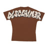 Maglietta Uomo Back Big Logo Tee Brown/st Orange 23IDS53723