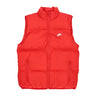 Piumino Smanicato Uomo Club Puffer Vest University Red/white FB7373