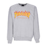 Felpa Girocollo Uomo Flame Crewneck Black/yellow E31THRFLA